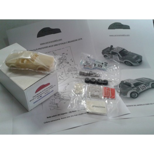 Kit Fiat Abarth X1/9 Prototipo #529 Giro Automobilistico d'Italia 1974 Clay Regazzoni - Resin Kit 1:43